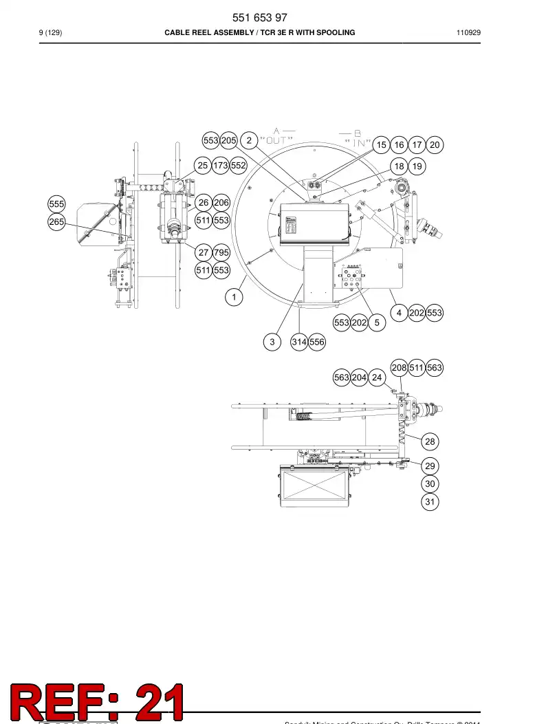 55094089 550 940 89 Support - Sandvik Technical Drawing
