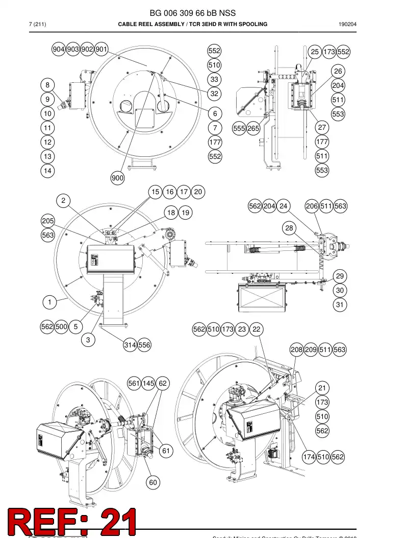 55094089a 550 940 89a SOPORTE - Sandvik Technical Drawing