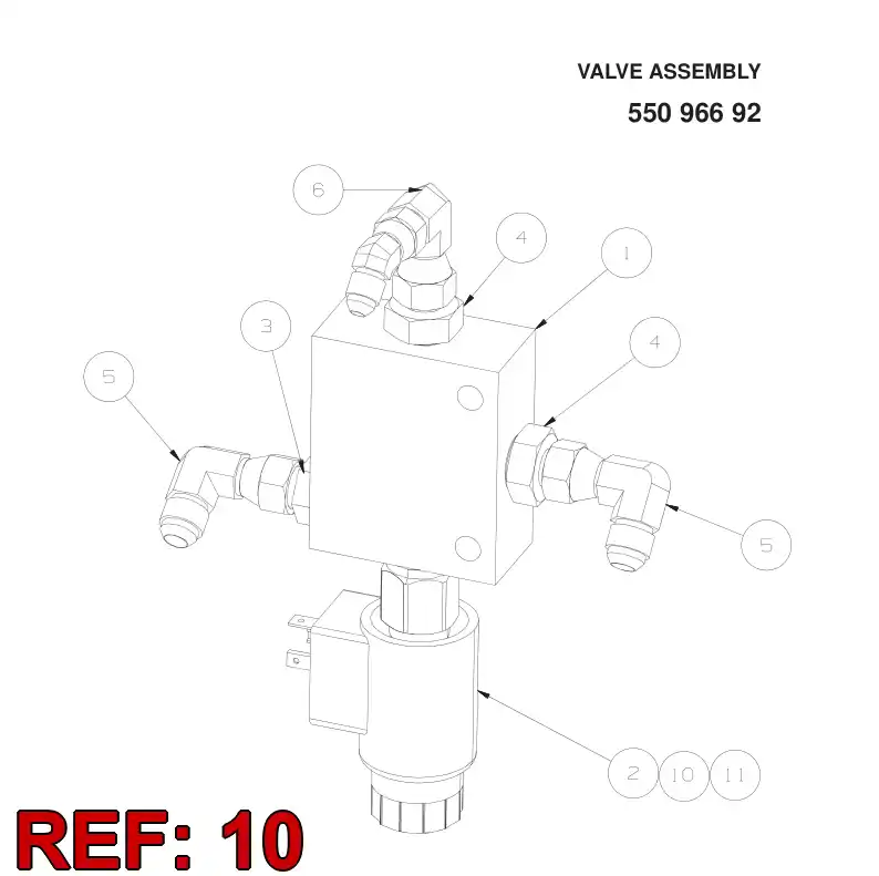 55094109 550 941 09 Seal Kit - Sandvik Technical Drawing