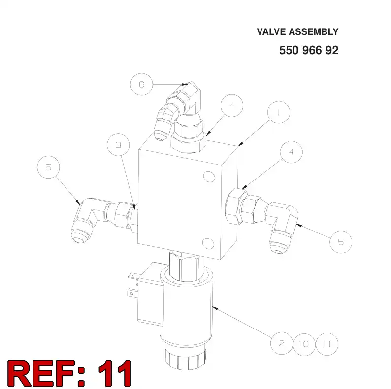 55094115 550 941 15 Coil - Sandvik Technical Drawing