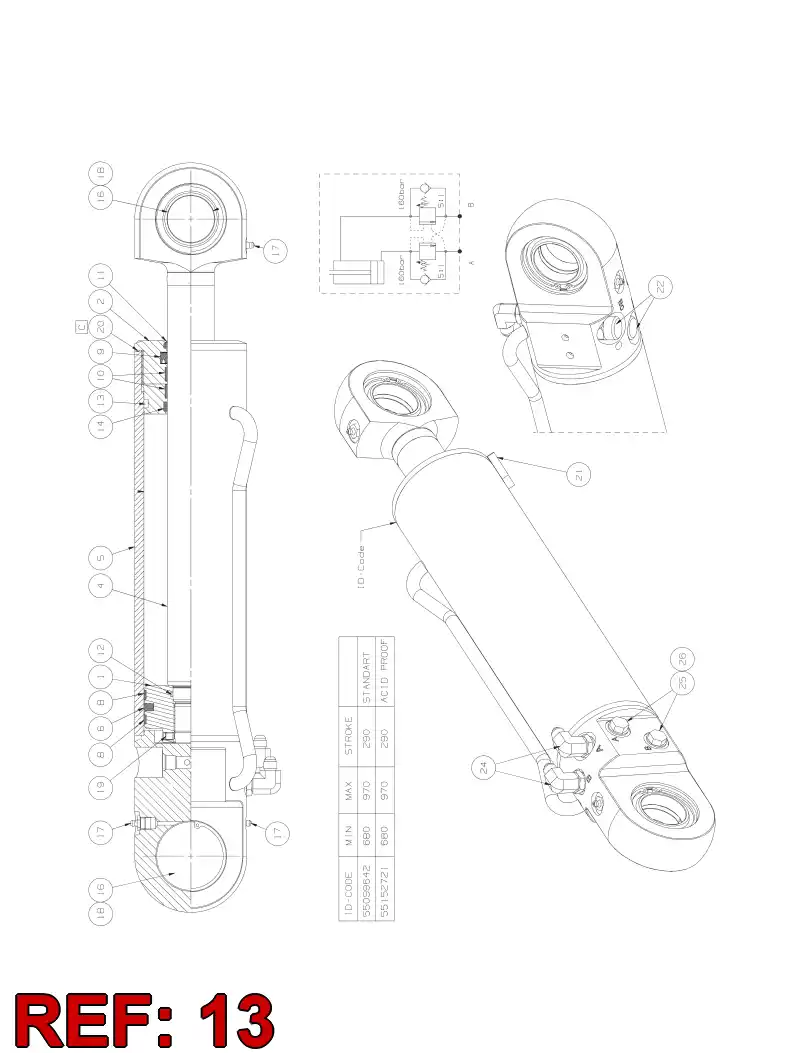 55095499 550 954 99 SEAL - Sandvik Technical Drawing