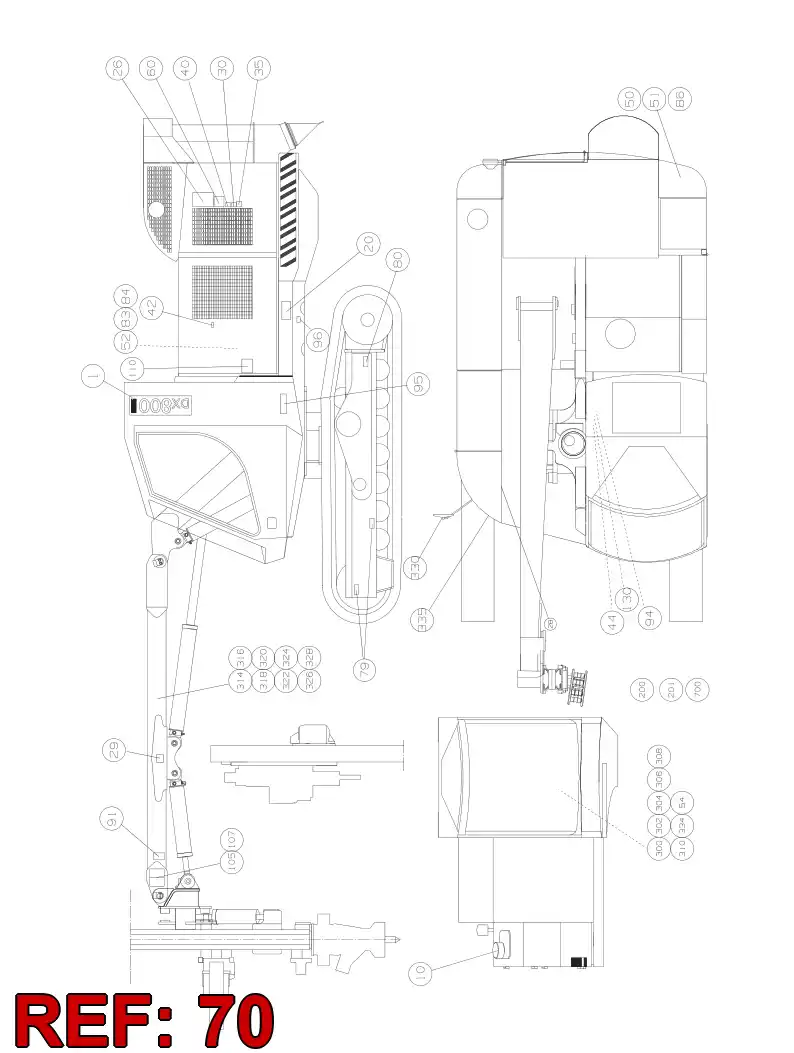 550 955 69 Decal - drawing