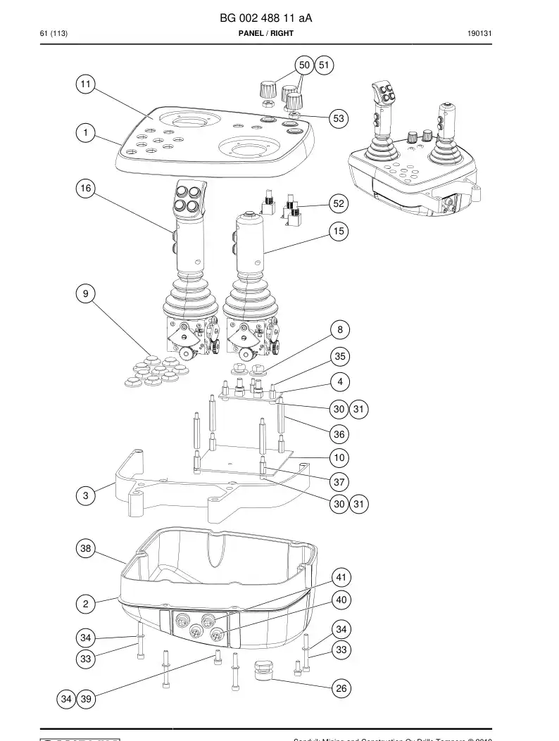 55095632a 550 956 32a Cover - Sandvik Technical Drawing