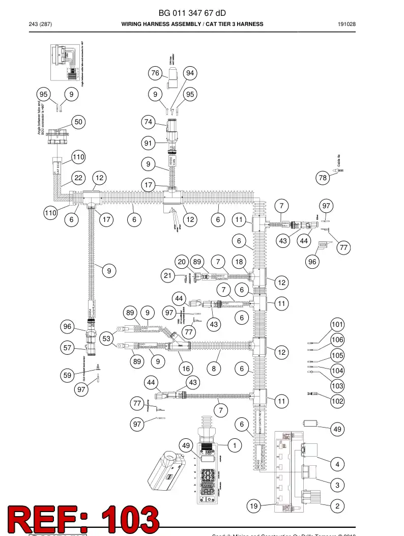 55095740a 550 957 40a Contact, Male - Sandvik Technical Drawing