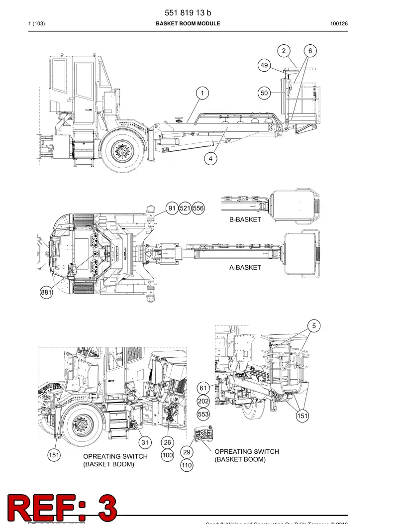 55096480c 550 964 80c Hosing - Sandvik Technical Drawing