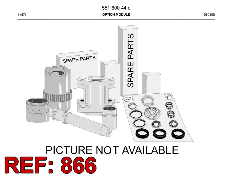 55096535a 550 965 35a HOSING - Sandvik Technical Drawing