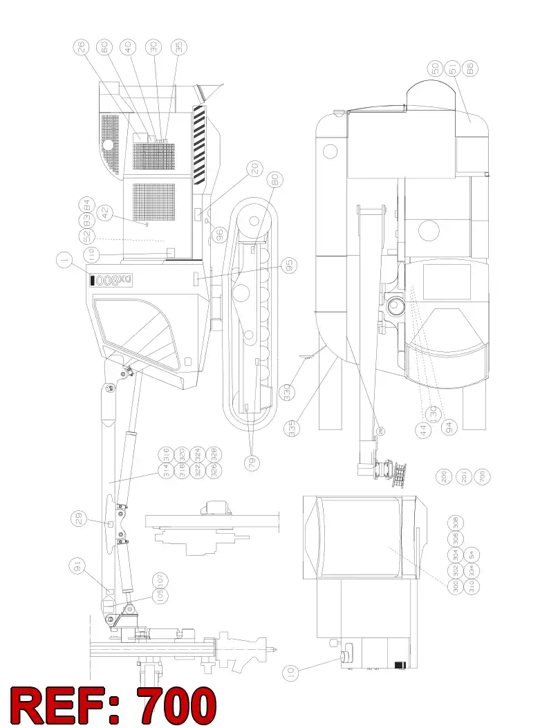 55096570 550 965 70 TRANSPORTATION DRAWING - Sandvik Technical Drawing
