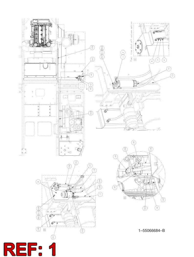 55096861 550 968 61 FILTER ASSEMBLY - Sandvik Technical Drawing