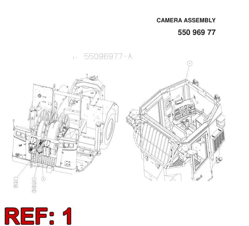 55096970 550 969 70 WELDING ASSEMBLY - Sandvik Technical Drawing
