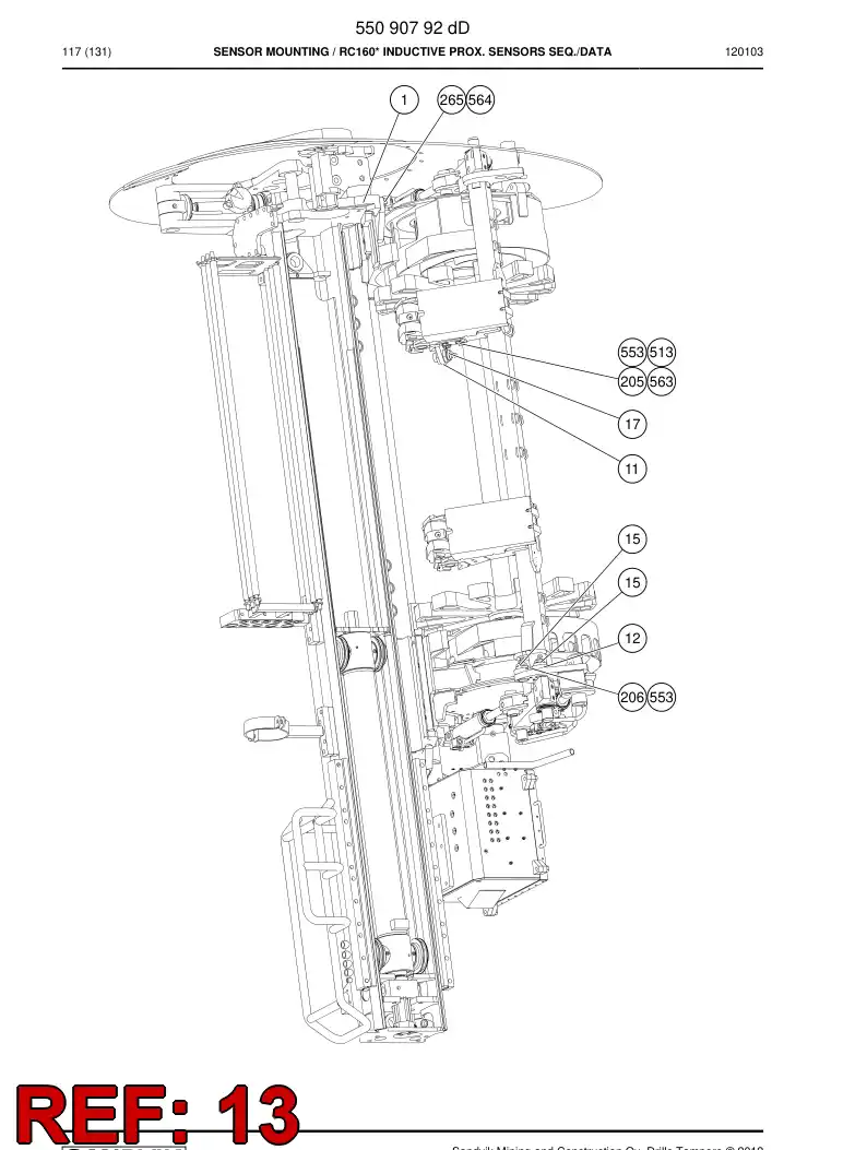 550 971 87 Plate - drawing