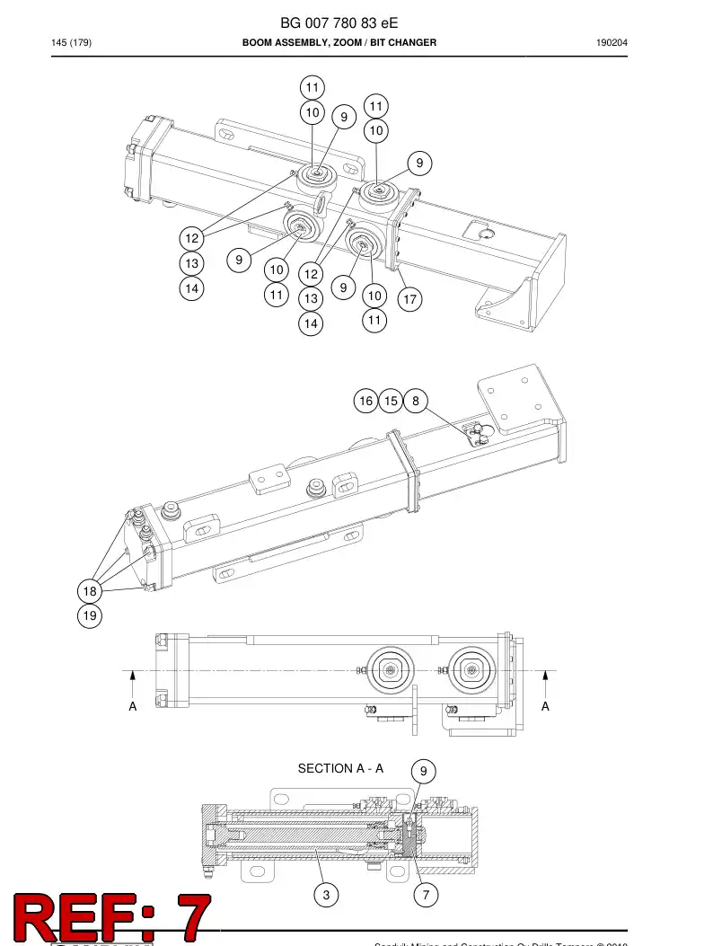 55097285 550 972 85 MACHO - Sandvik Technical Drawing