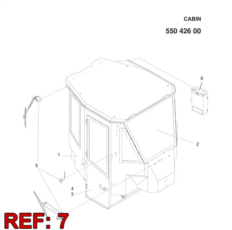 55097392 550 973 92 INSULATION AND LINING - Sandvik Technical Drawing