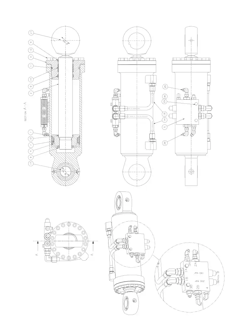 55097418 550 974 18 Seal kit - Sandvik Technical Drawing