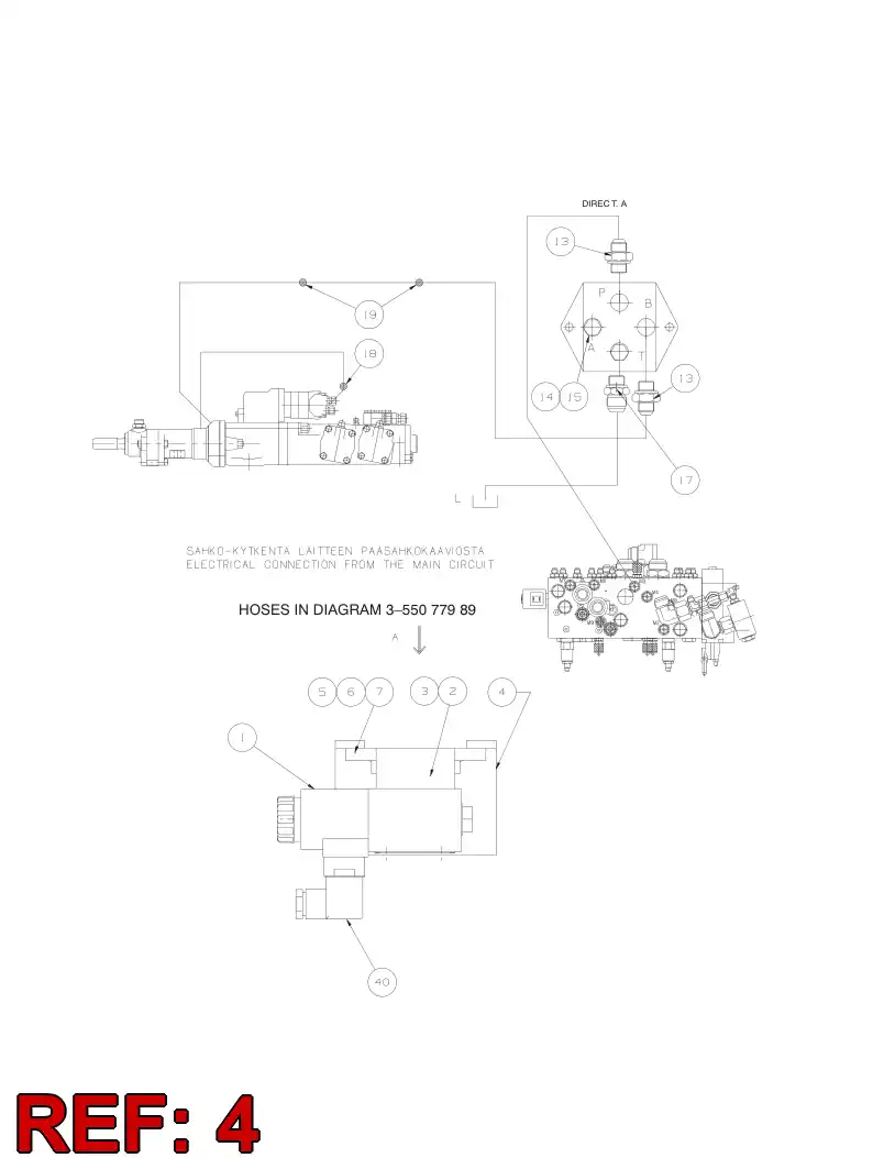 55097553 550 975 53 SUPPORTING BLOCK - Sandvik Technical Drawing