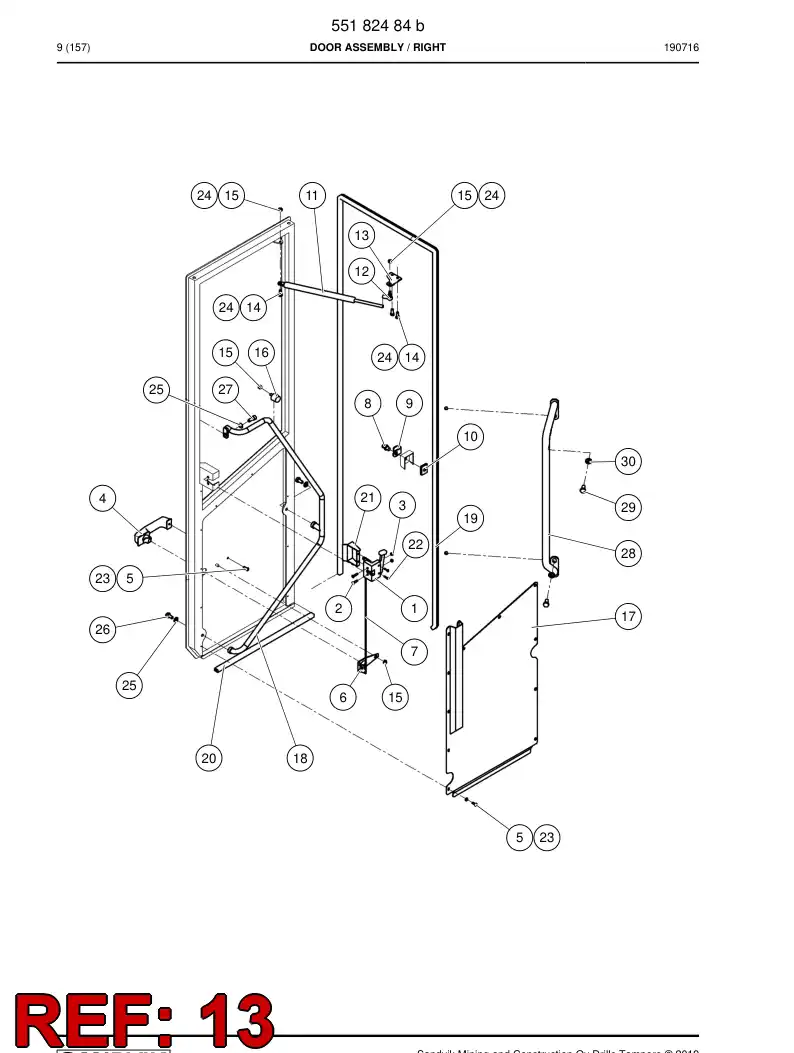 550 977 25 Bracket - drawing