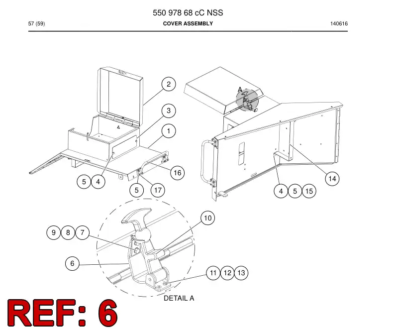 55097855 550 978 55 Plate - Sandvik Technical Drawing