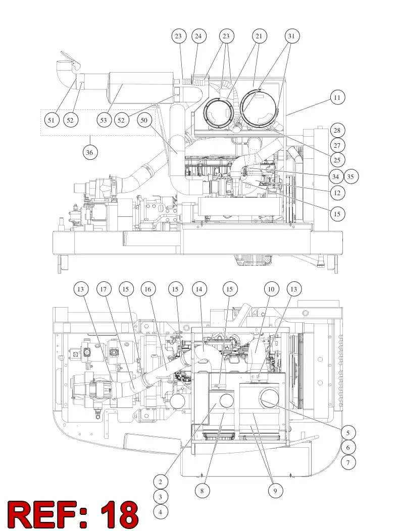 55097885 550 978 85 Air hose - Sandvik Technical Drawing