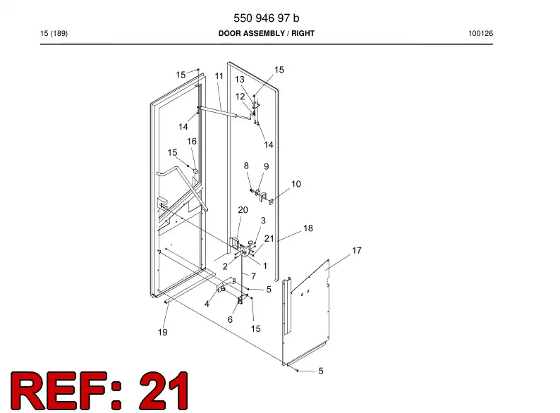55098216 550 982 16 Cross-recessed pan head screw - Sandvik Technical Drawing