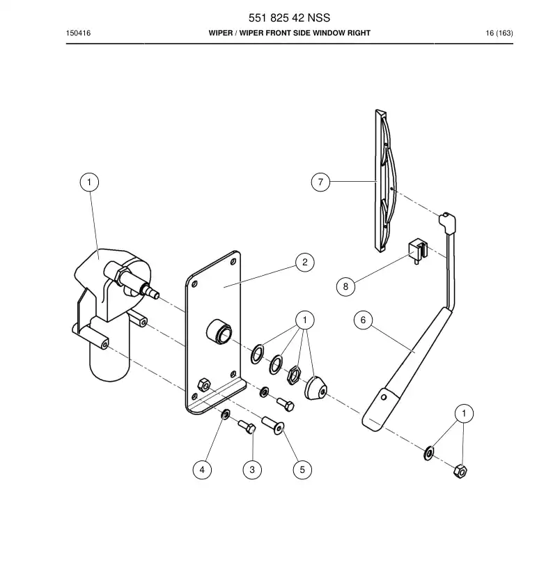 55098249 550 982 49 HEXAGON HEAD BOLT (FULL THREAD) - Sandvik Technical Drawing