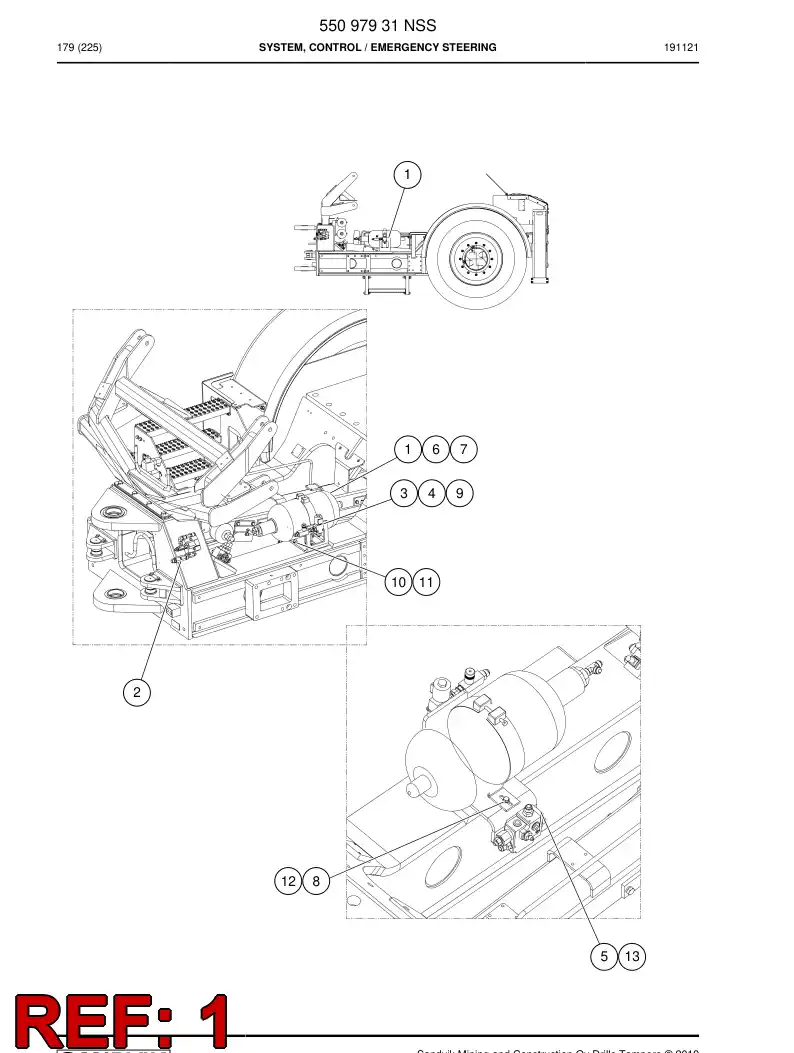 55098422a 550 984 22a Plate - Sandvik Technical Drawing
