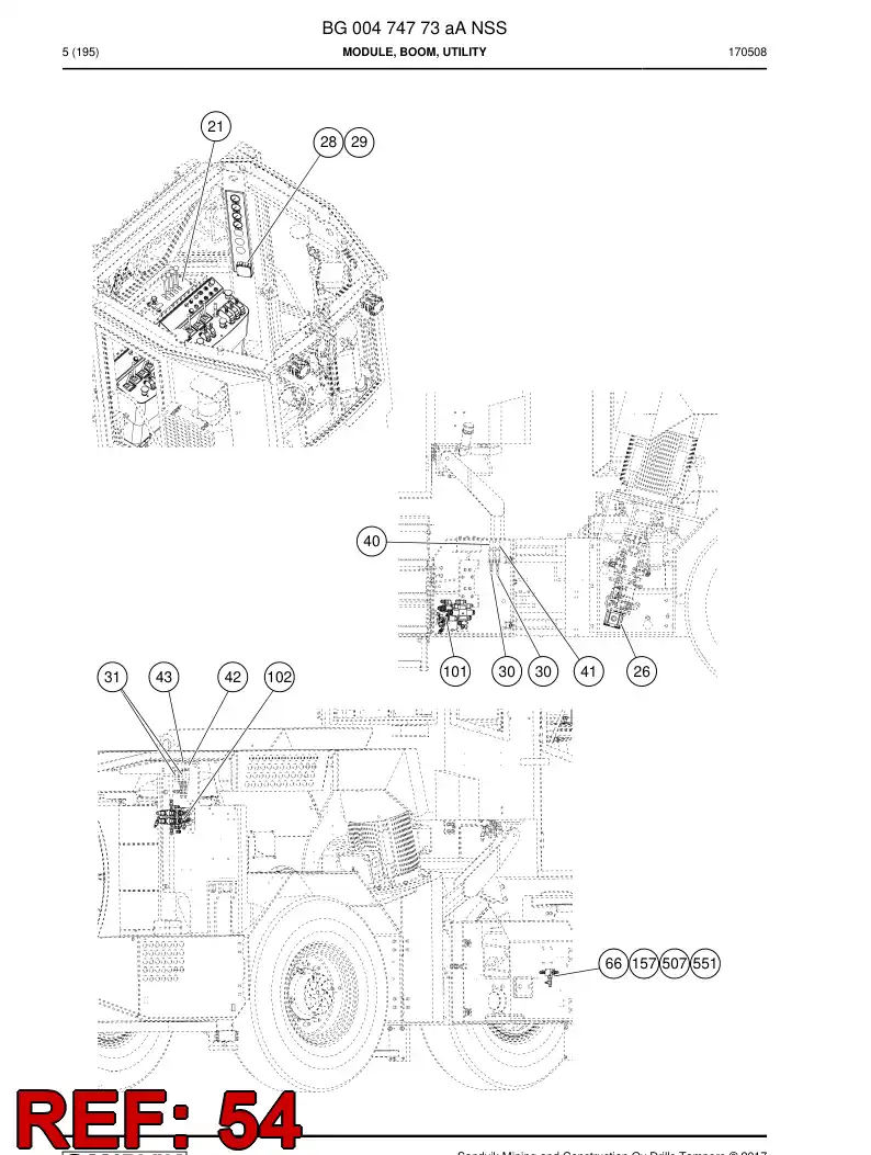 55099041b 550 990 41b Sign - Sandvik Technical Drawing