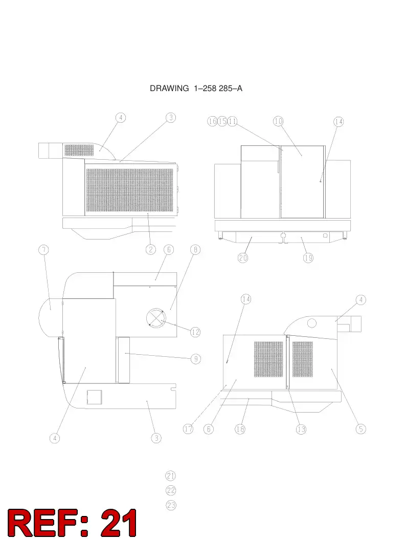 55099289 550 992 89 HINGE - Sandvik Technical Drawing