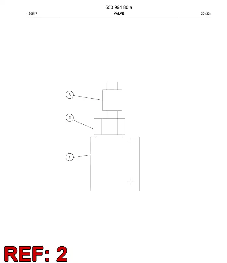 55099481a 550 994 81a Cartridge - Sandvik Technical Drawing