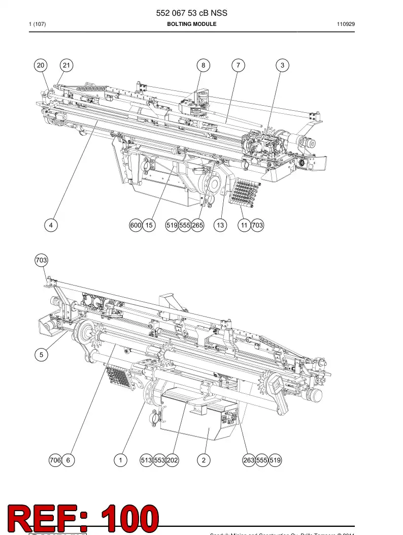55099644 550 996 44 Tool - Sandvik Technical Drawing