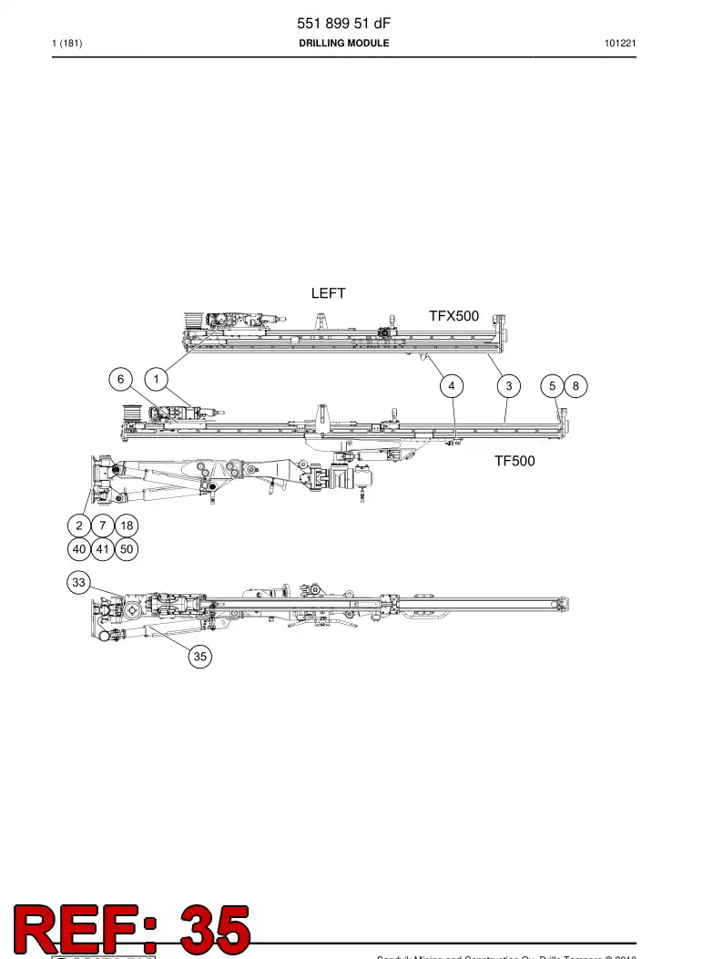 55099974a 550 999 74a Supporting block - Sandvik Technical Drawing