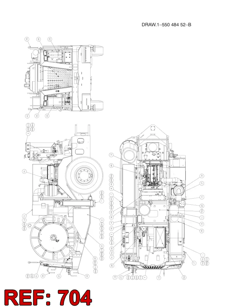 55100084 551 000 84 Support, Cable - Sandvik Technical Drawing