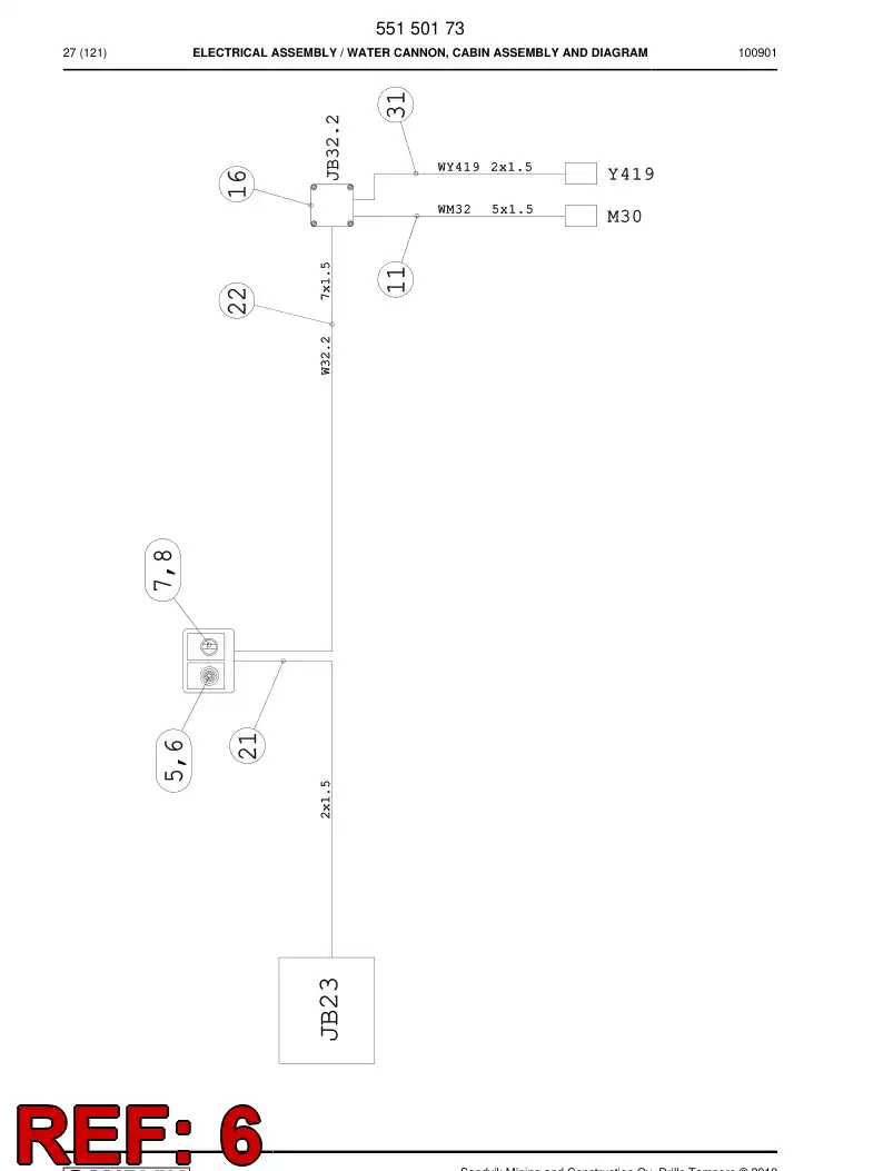 55150239 551 502 39 Sign - Sandvik Technical Drawing