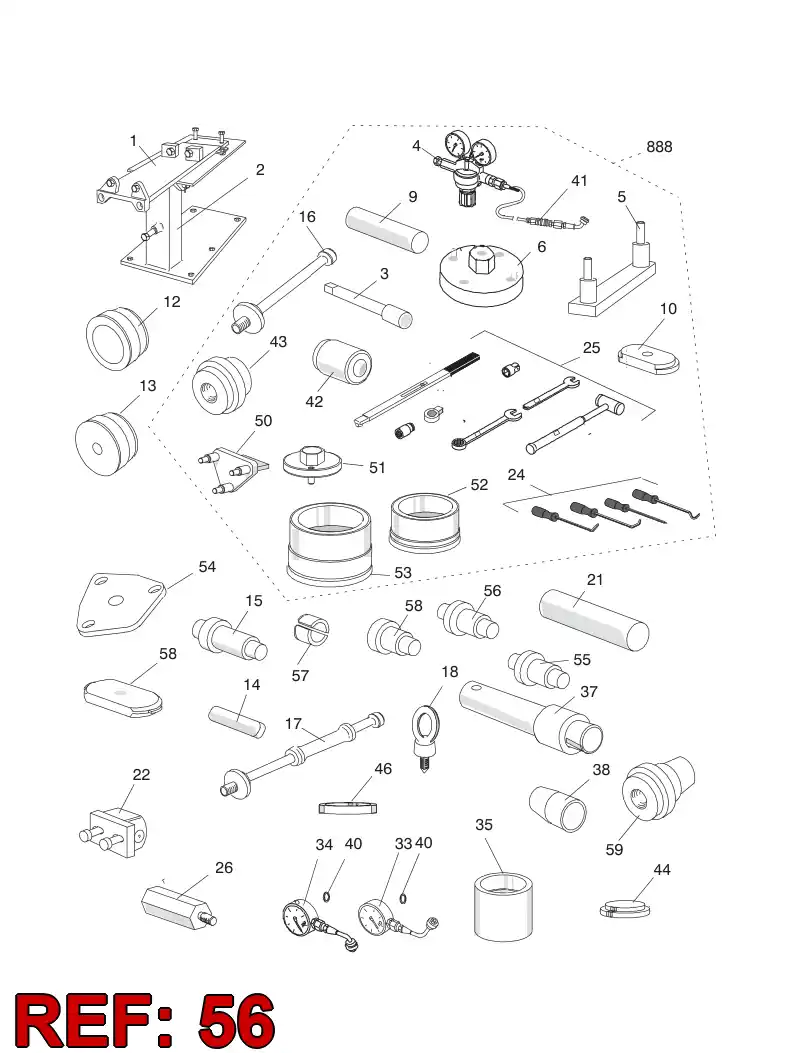 55150536 551 505 36 PUNCH - Sandvik Technical Drawing
