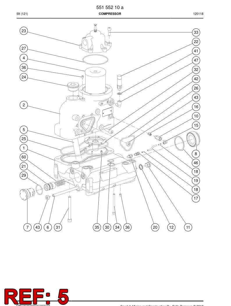 55150557a 551 505 57a Pipe - Sandvik Technical Drawing