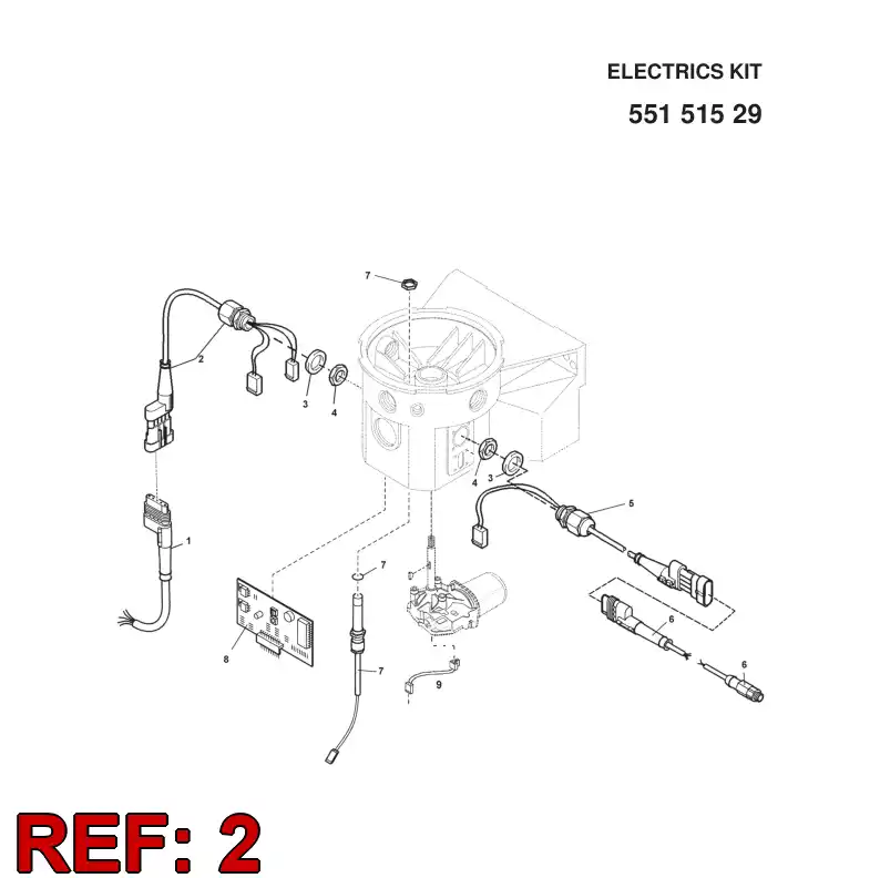 551 510 59 CABLE ASSEMBLY - drawing