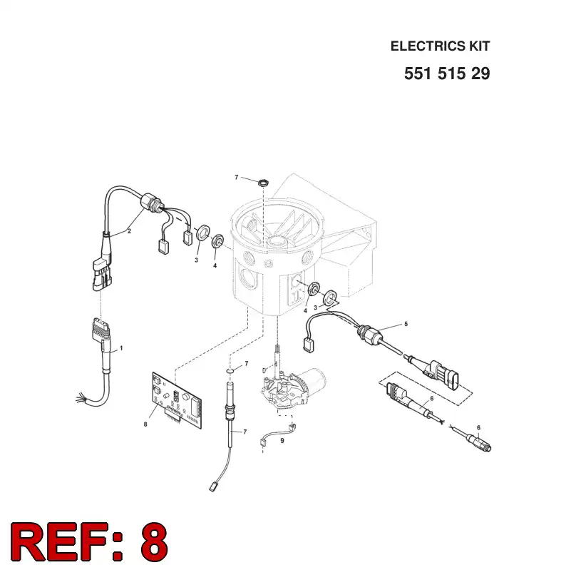 551 510 65 CIRCUIT BOARD - drawing