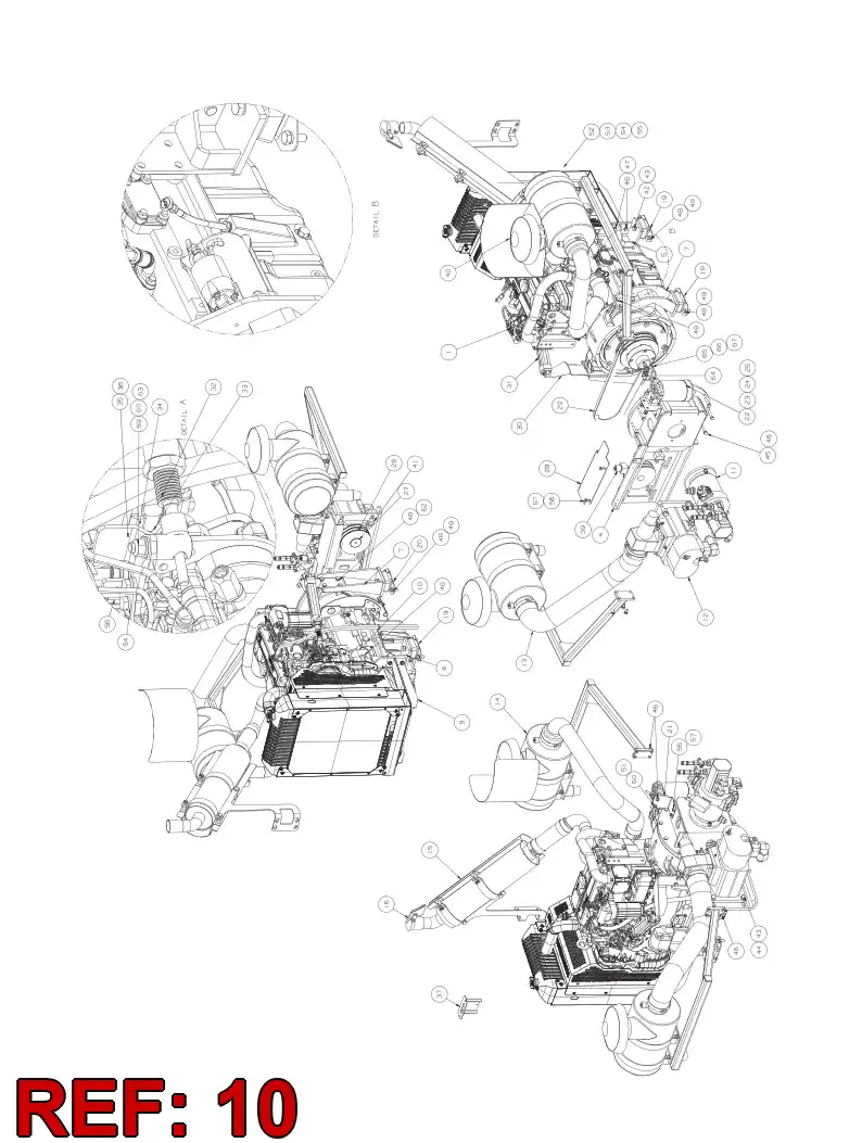 55151358 551 513 58 Pump, Gear - Sandvik Technical Drawing