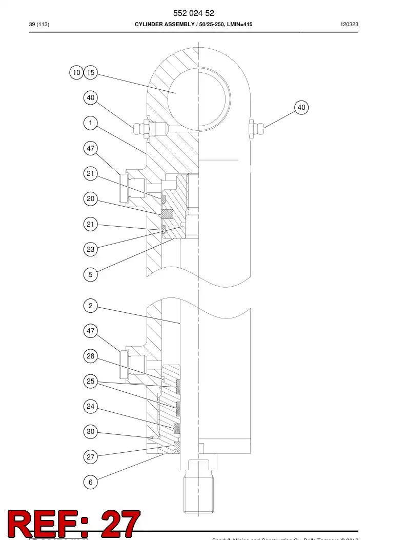 551 518 91 Wiper - drawing