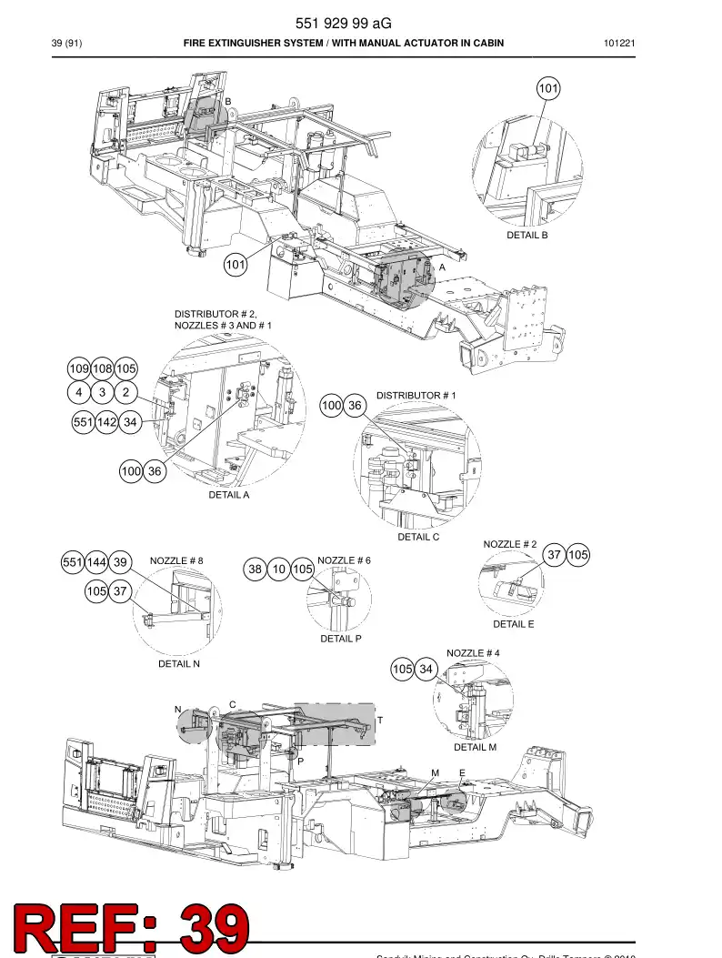 55152038 551 520 38 Bracket - Sandvik Technical Drawing