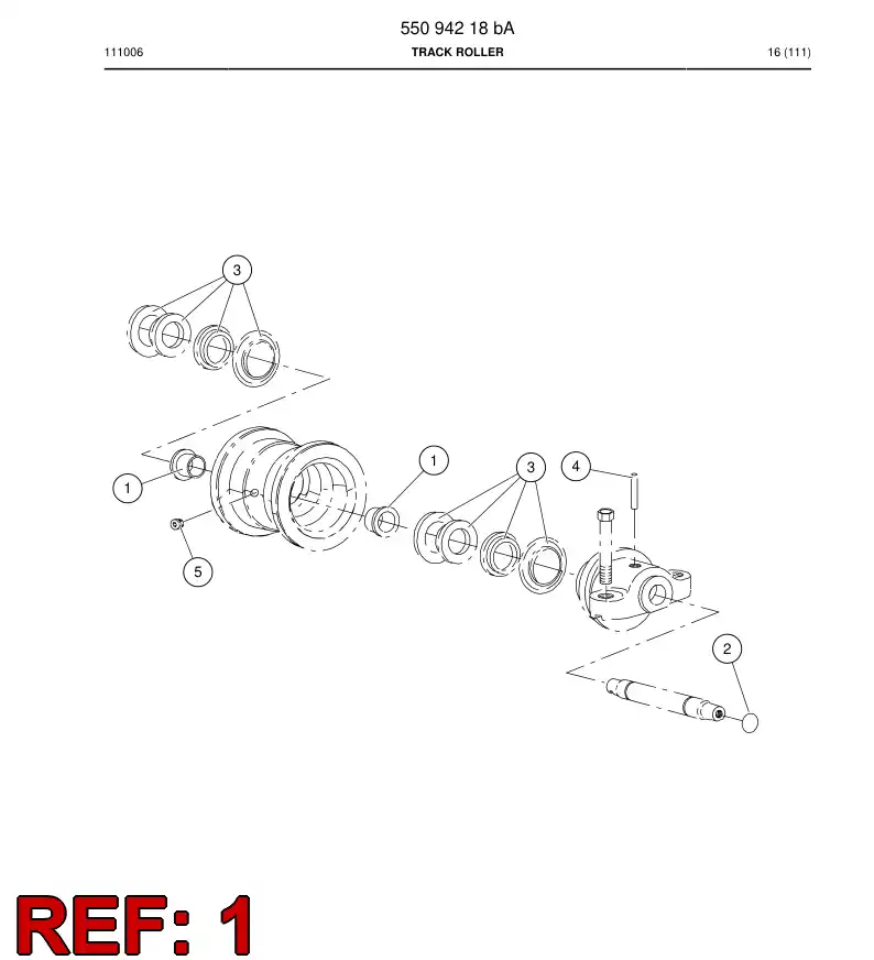 55152100a 551 521 00a Bushing - Sandvik Technical Drawing