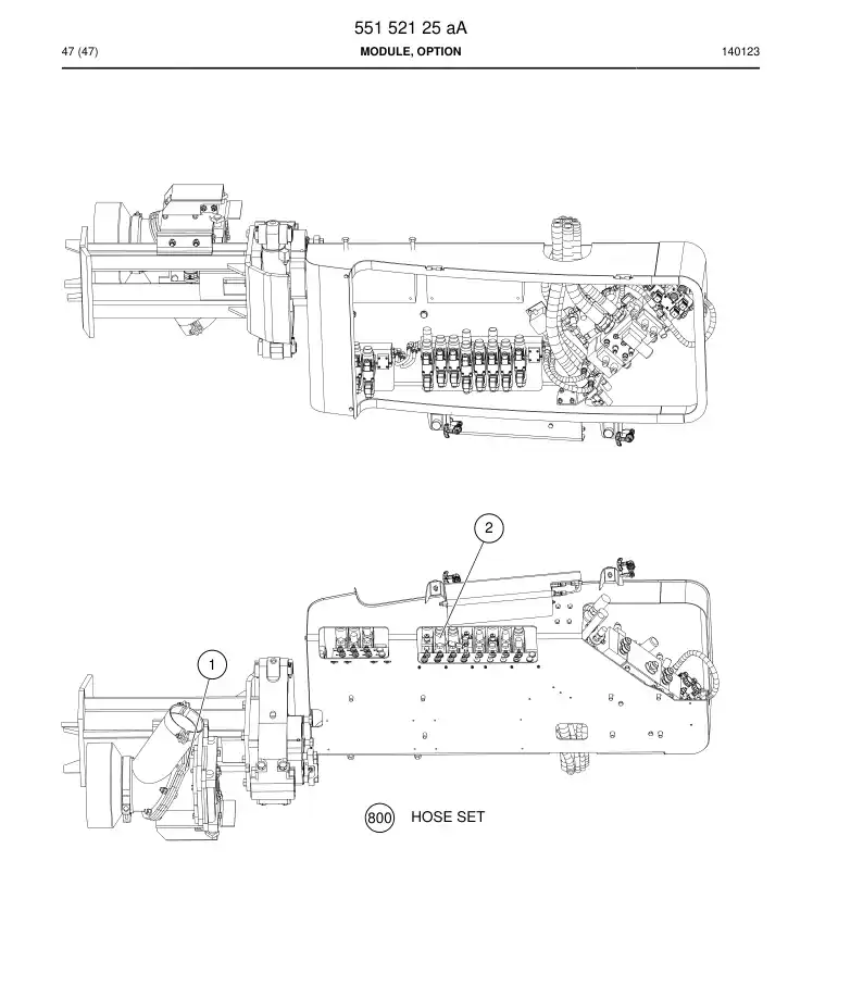 55152125a 551 521 25a Module, Option - Sandvik Technical Drawing