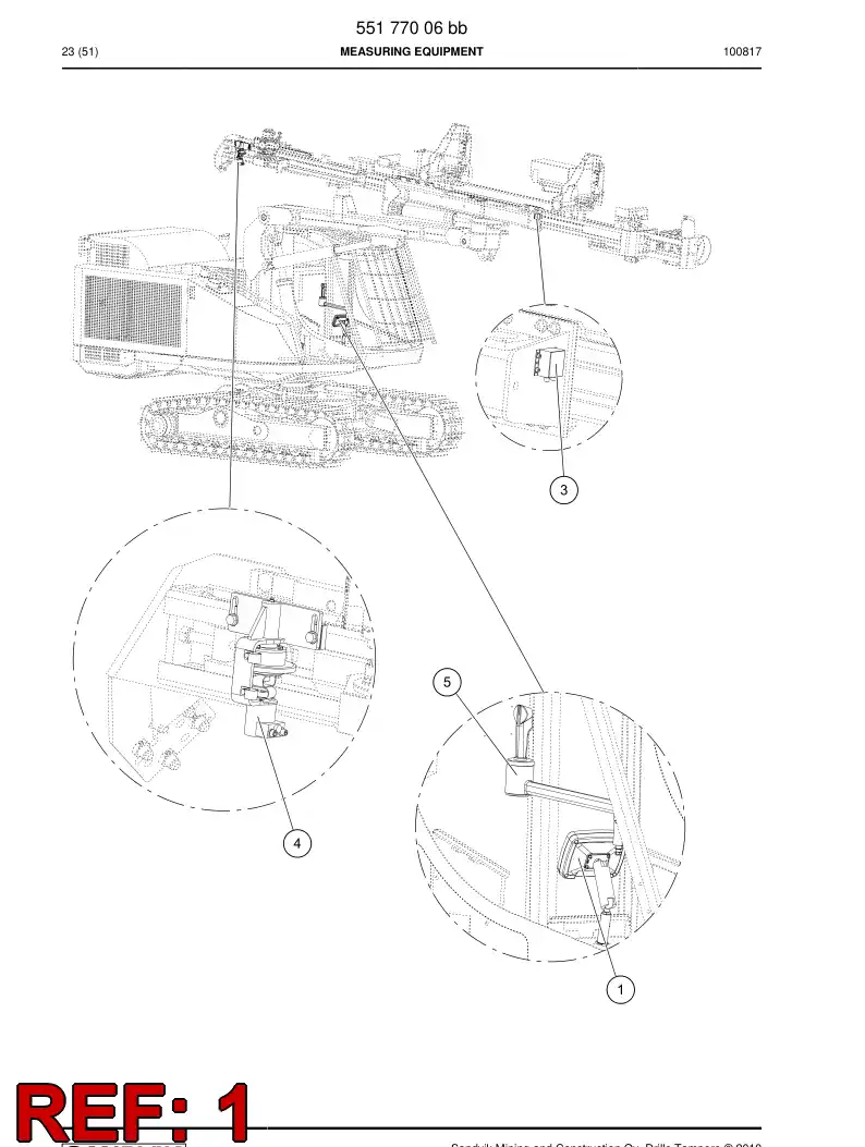 55152256a 551 522 56a Circuit diagram - Sandvik Technical Drawing