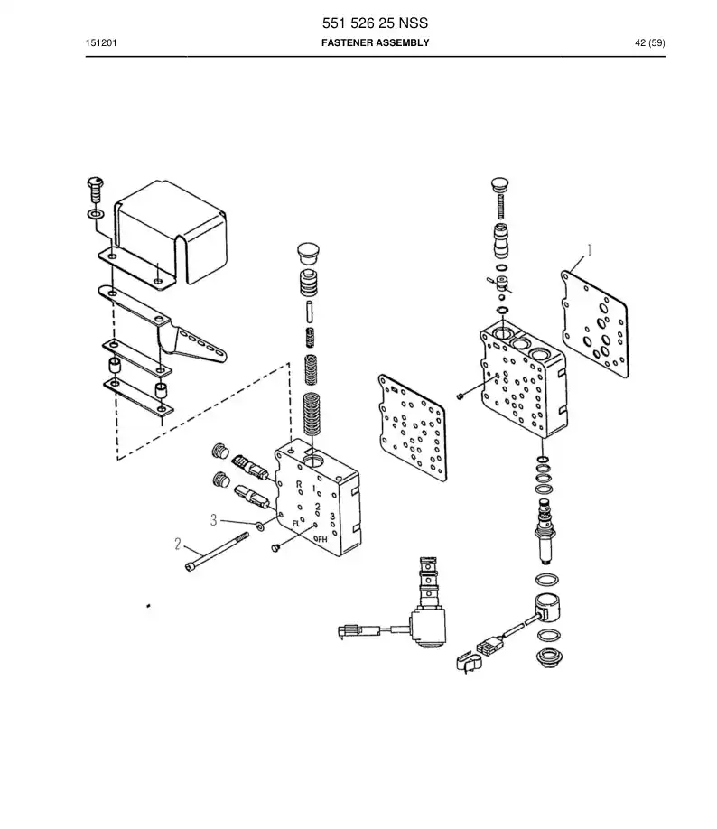 55152625 551 526 25 FASTENER ASSEMBLY - Sandvik Technical Drawing