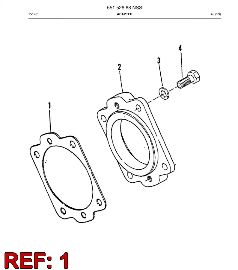 55152674 551 526 74 Seal - Sandvik Technical Drawing