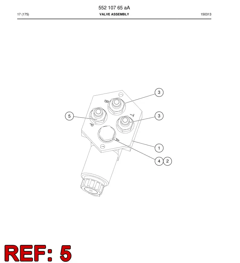 55152680 551 526 80 Adapter Assembly - Sandvik Technical Drawing