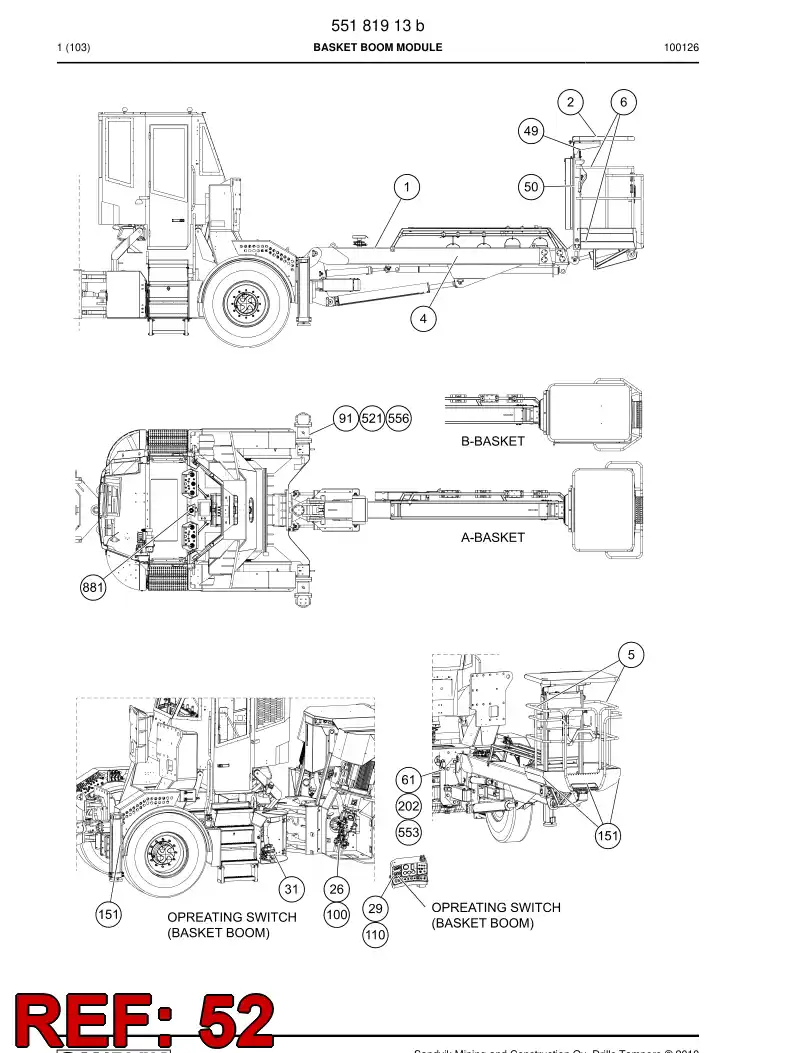 55152762a 551 527 62a Sign - Sandvik Technical Drawing