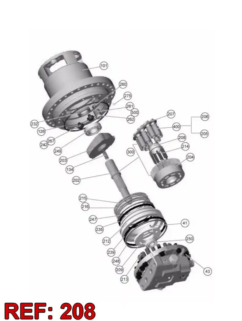 55152824 551 528 24 THRUST - Sandvik Technical Drawing