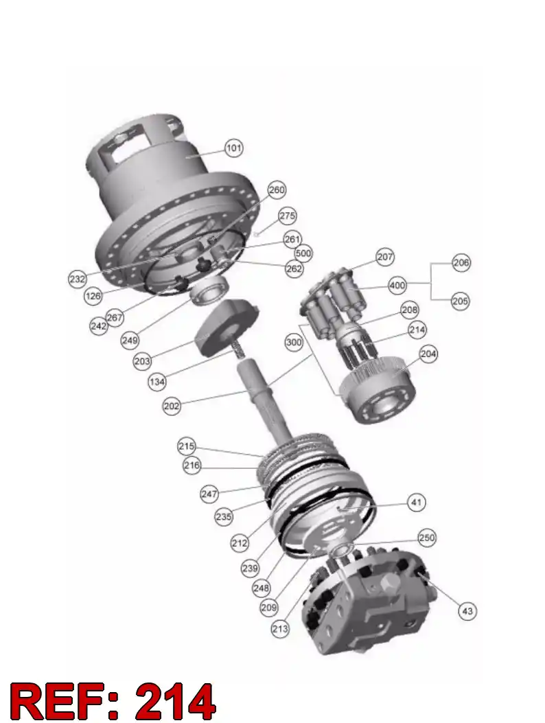 55152825 551 528 25 SPRING CYLINDER - Sandvik Technical Drawing