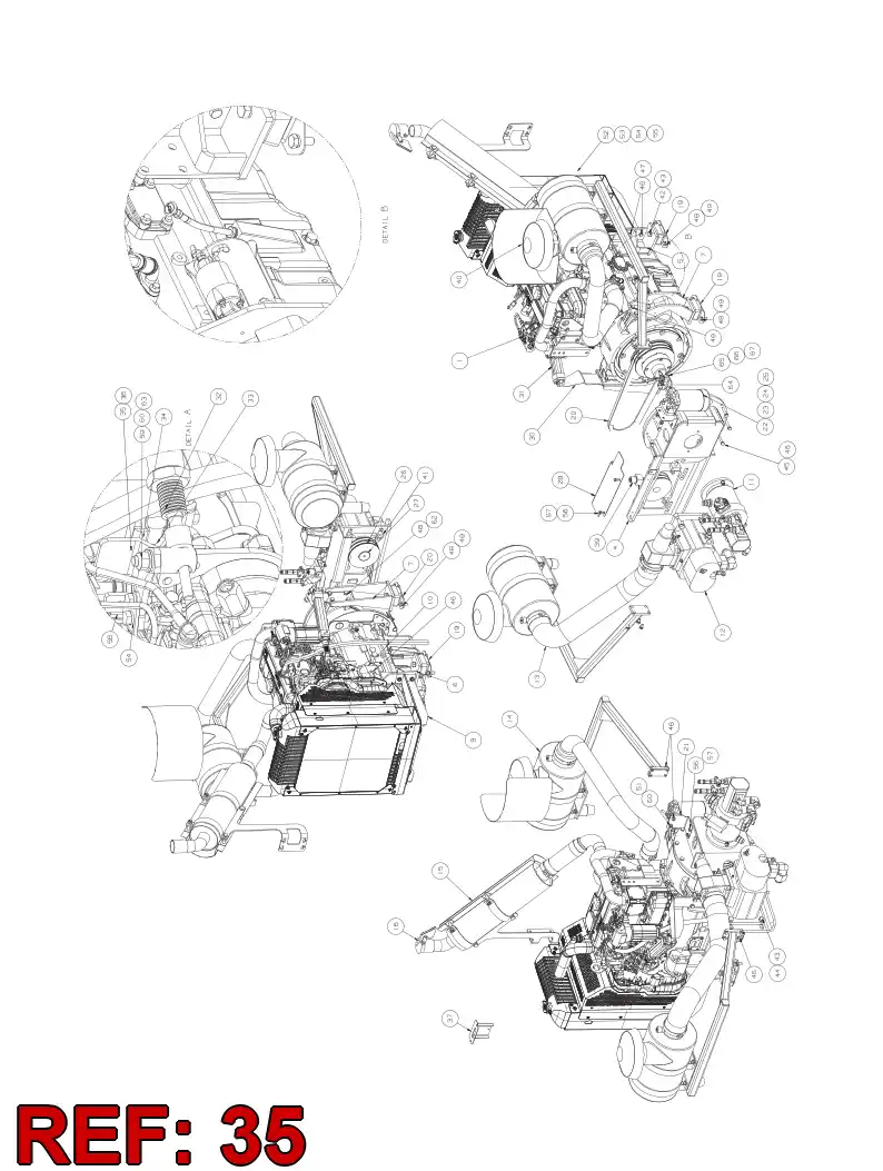 55153046 551 530 46 Plate - Sandvik Technical Drawing