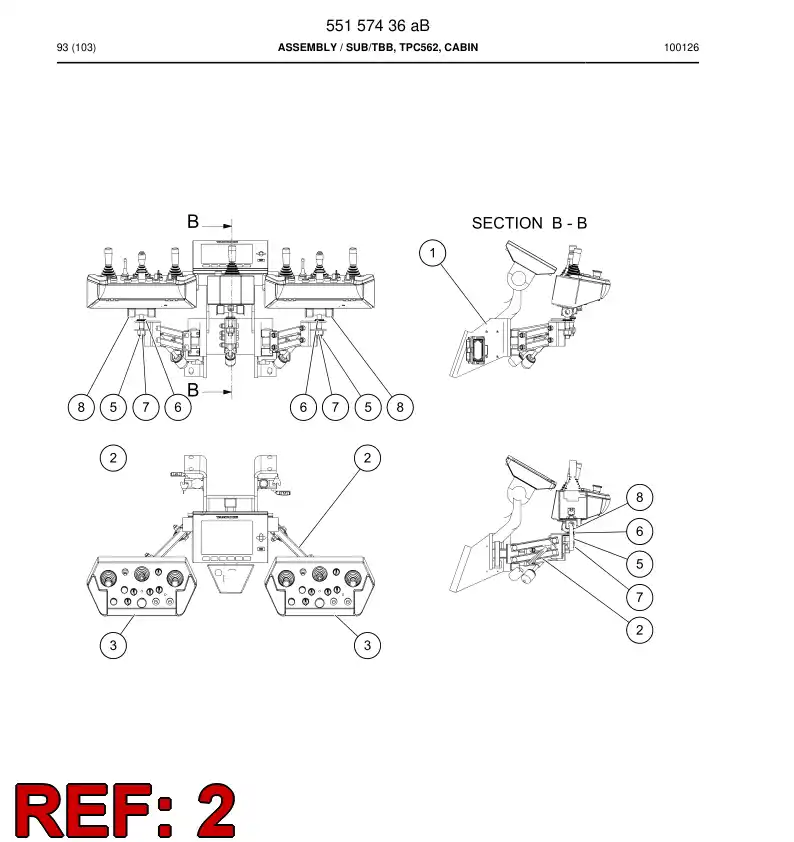 55153150 551 531 50 Assembly - Sandvik Technical Drawing
