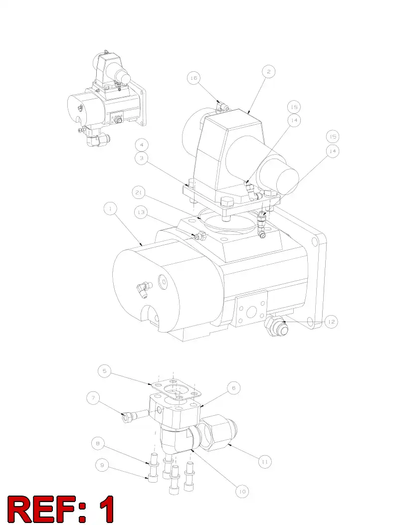 55153186 551 531 86 Compressor Unit - Sandvik Technical Drawing